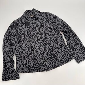 Klok Denmark Wool Cotton Sweater Cardigan Jacket Size Medium